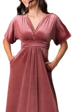 Velvet Evening Gown: Elegant Special Occasion Maxi Dress -Dressbarn Store verona velvet evening gown 391215