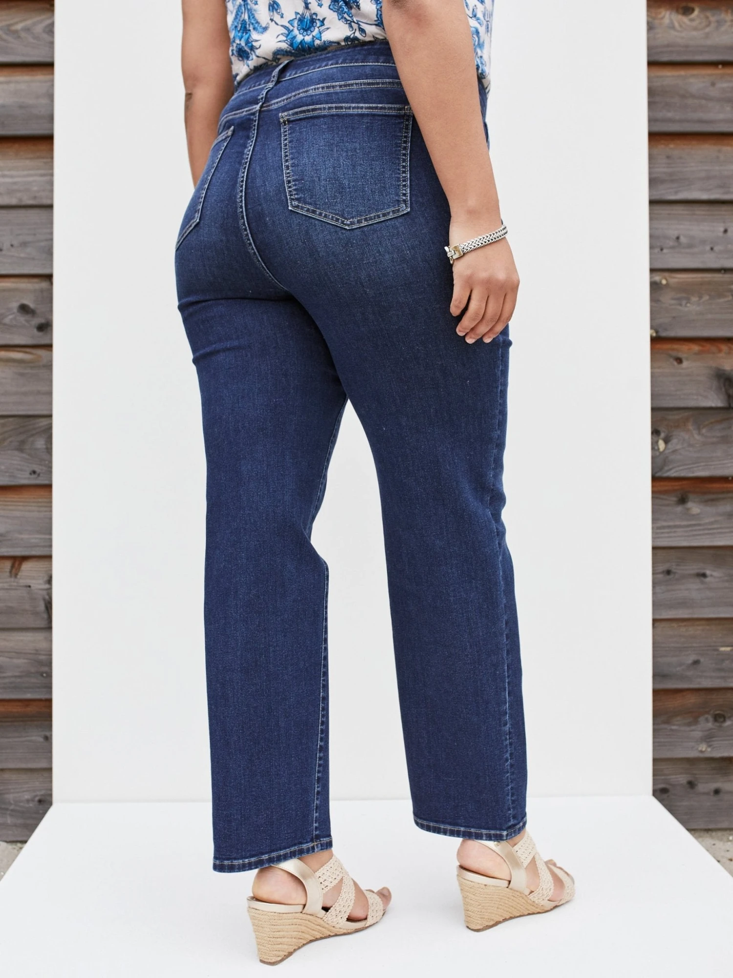 Westport Signature Straight Leg Denim Jeans - Plus Size 4 Westport Signature Straight Leg Denim Jeans - Plus Size - Image 4
