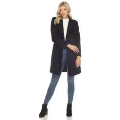 Women's Double-Breasted Walker Coat - Classic Elegant Winter Outerwear -Dressbarn Store womens classic walker coat 669174