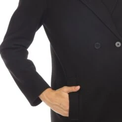 Women's Double-Breasted Walker Coat - Classic Elegant Winter Outerwear -Dressbarn Store womens classic walker coat 671368
