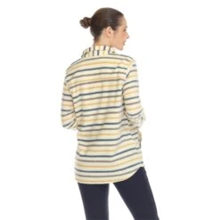 Soft Plaid Flannel Button-Down Shirt with Side Pockets -Dressbarn Store womens flannel plaid shirts 191461