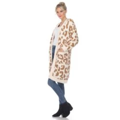 Cozy Leopard Print Sherpa Cardigan with Pockets 23 Cozy Leopard Print Sherpa Cardigan with Pockets -Dressbarn Store womens leopard print open front sherpa coat 234938
