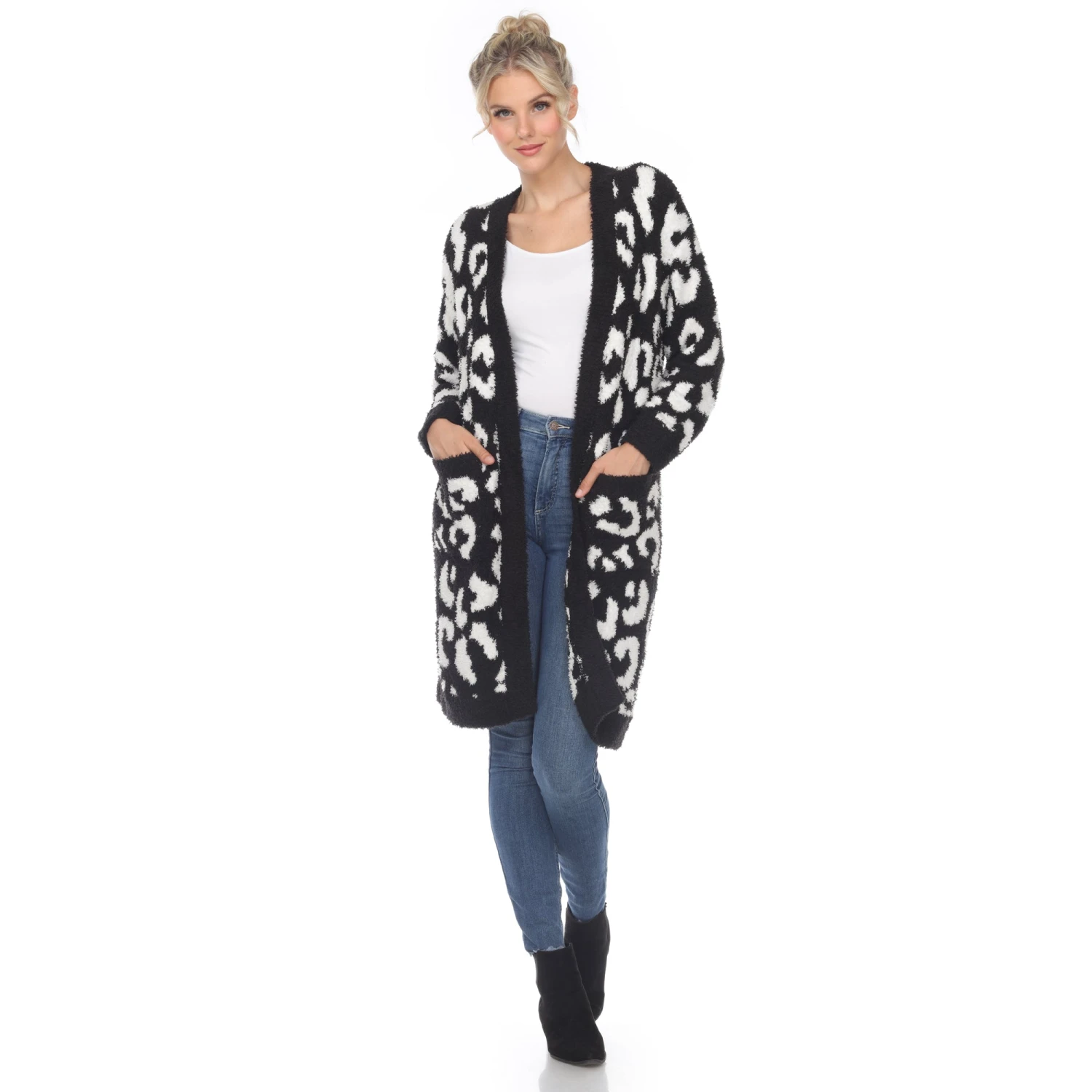 Cozy Leopard Print Sherpa Cardigan with Pockets 11 Cozy Leopard Print Sherpa Cardigan with Pockets - Image 11