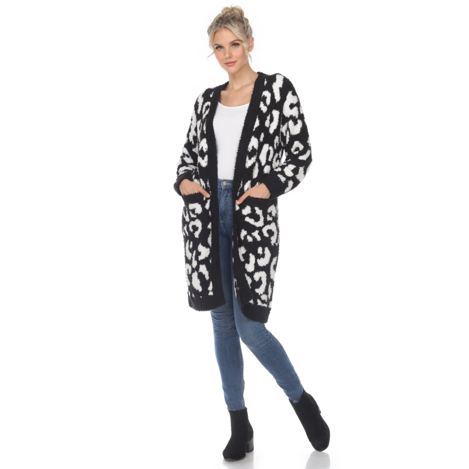 Cozy Leopard Print Sherpa Cardigan with Pockets 12 Cozy Leopard Print Sherpa Cardigan with Pockets - Image 12