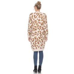 Cozy Leopard Print Sherpa Cardigan with Pockets 24 Cozy Leopard Print Sherpa Cardigan with Pockets -Dressbarn Store womens leopard print open front sherpa coat 918594