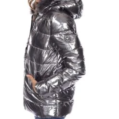 Women's Metallic Oversized Puffer Coat - Stylish Hooded Winter Jacket 31 Women's Metallic Oversized Puffer Coat - Stylish Hooded Winter Jacket -Dressbarn Store womens metallic puffer coat with hoodie 968452