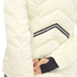 White Mark Women's Midweight Quilted Hooded Jacket with Thumbholes -Dressbarn Store womens midweight quilted contrast with thumbholes hooded jacket 901938