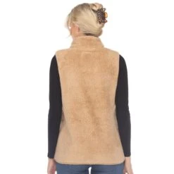 Women's Cozy Zip-Up Sherpa Vest with Pockets 24 Women's Cozy Zip-Up Sherpa Vest with Pockets -Dressbarn Store womens zip up sherpa vest 796411